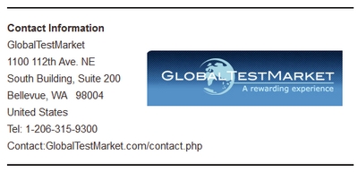Contact Information for Global Test Market Global Test Market Contact Information