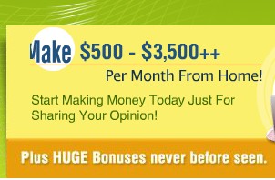 Make $3500 with surveys? Yeah right!... Paid Survey Scams Bogus Claims